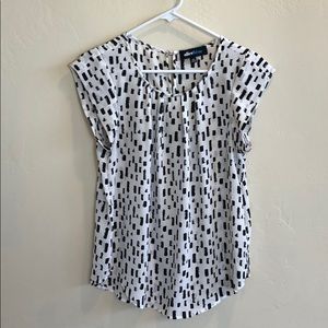 Black & White Pattern Blouse